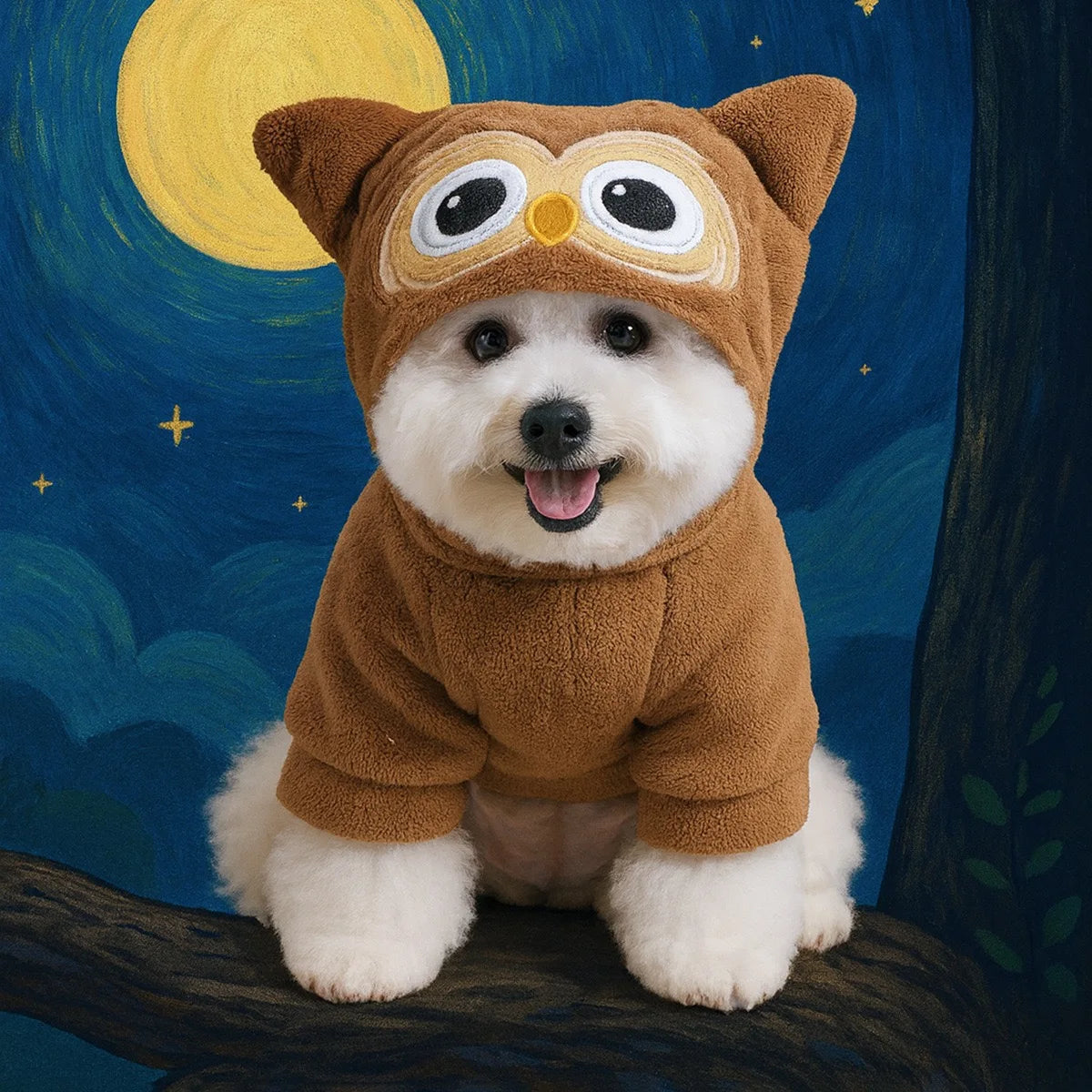 Creative Cosplay Clothes for Small Medium Dogs Bear Tiger Animal Flannel Cat Hoodie New Year Winter French Bulldog Puppy Outfits