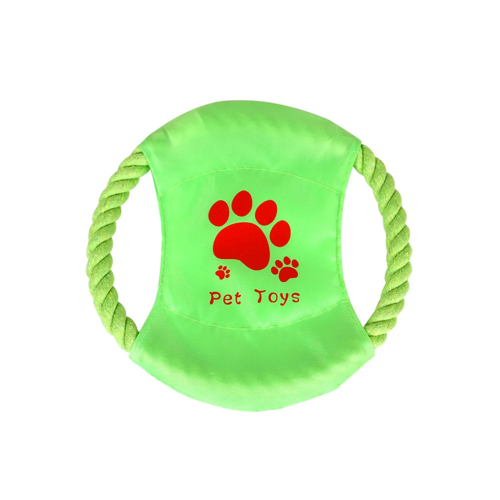 Dog Toy Grinding Teeth Clean Teeth Bite Resistant Rope Knot Small Medium Large Dog Teddy Puppy Cotton Rope Toy Ball Pet Supplies