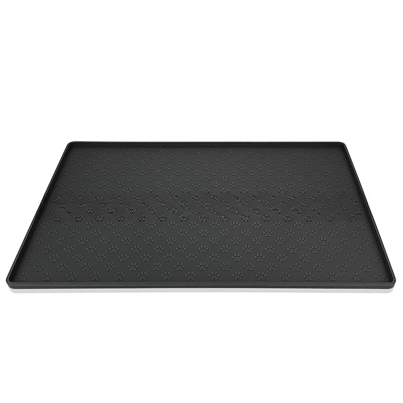 Silicone individual tablecloth for pets, waterproof non-slip mat for dog and cat feeding Feeding pad silicone waterproof bowl