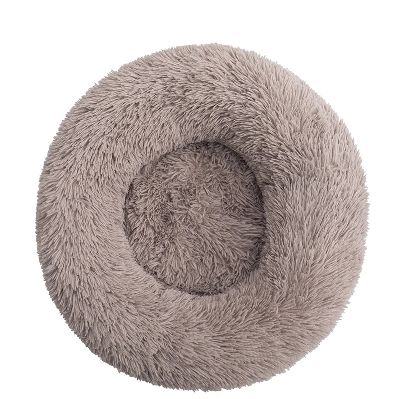 Orthopedic Donut Dog Bed - Calming Anti-Anxiety Pet Sofa Lounger, Washable for Small Large Dogs Cats, Comfortable Memory  Mat