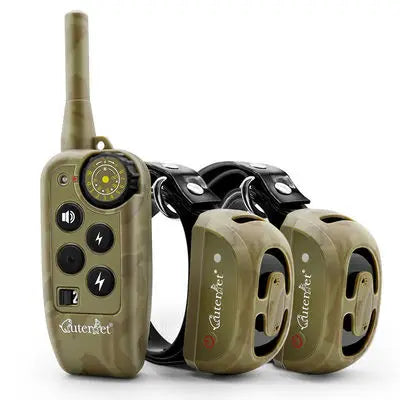 1000m Electric Dog Training Collar Remote Control Anti Bark Dog Collar Rechargeable Waterproof Shocker Electric Vibrador Sound