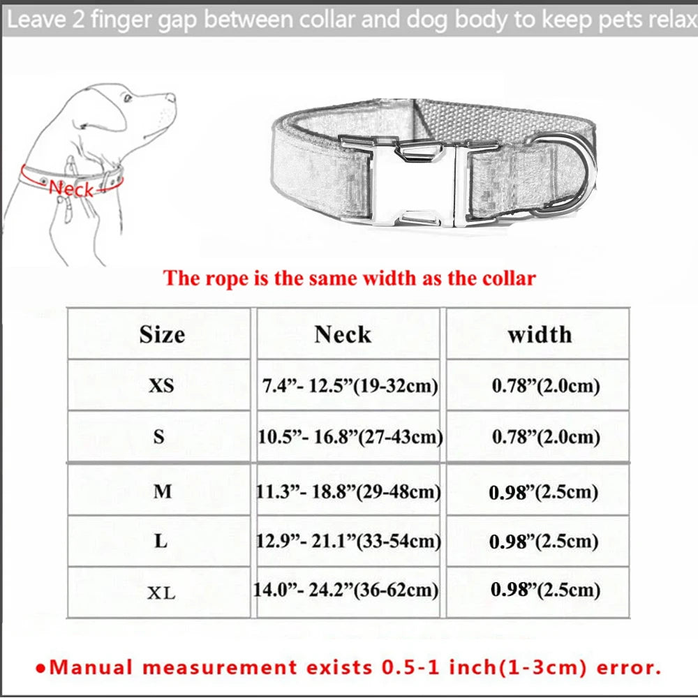 Customized Dog Collar Japanese Style Hot Stamping Personalized Id Engraving Tag Name for Small Medium Large Dogs Accessories
