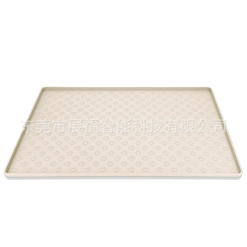 Silicone individual tablecloth for pets, waterproof non-slip mat for dog and cat feeding Feeding pad silicone waterproof bowl
