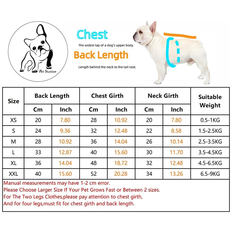 Warm Dog Coat Jacket Windproof Dog Clothes for Small Dogs Padded Clothing Chihuahua Clothes Pet Supplies