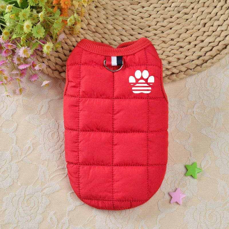 Warm Dog Coat Jacket Windproof Dog Clothes for Small Dogs Padded Clothing Chihuahua Clothes Pet Supplies