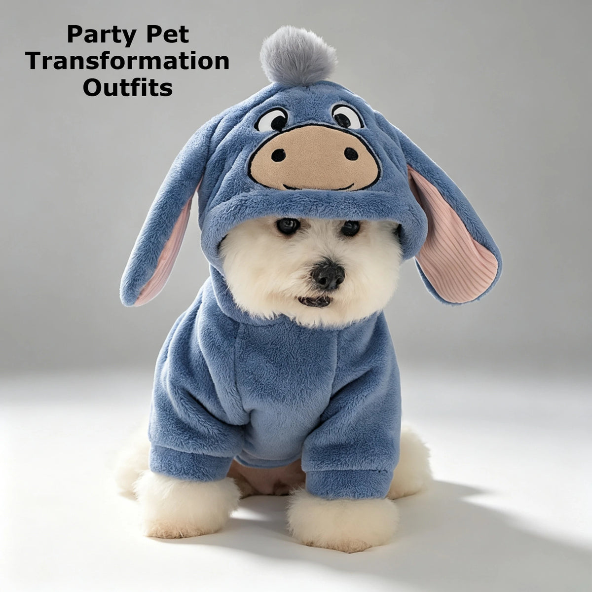Creative Cosplay Clothes for Small Medium Dogs Bear Tiger Animal Flannel Cat Hoodie New Year Winter French Bulldog Puppy Outfits