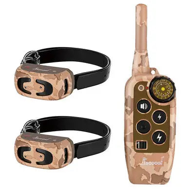 1000m Electric Dog Training Collar Remote Control Anti Bark Dog Collar Rechargeable Waterproof Shocker Electric Vibrador Sound