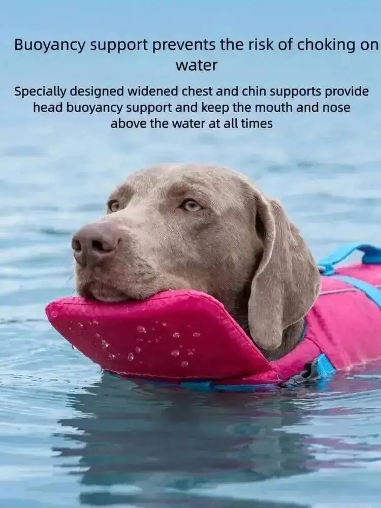 High Buoyancy Dog Life Jacket Adjustable Safety Flotation Vest For Small Medium Large Dogs Swimming Activities