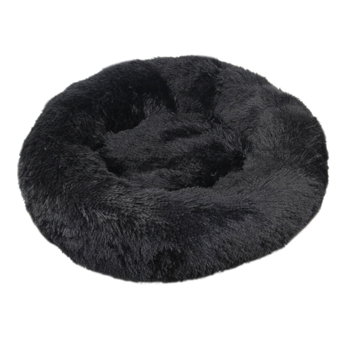 Orthopedic Donut Dog Bed - Calming Anti-Anxiety Pet Sofa Lounger, Washable for Small Large Dogs Cats, Comfortable Memory  Mat
