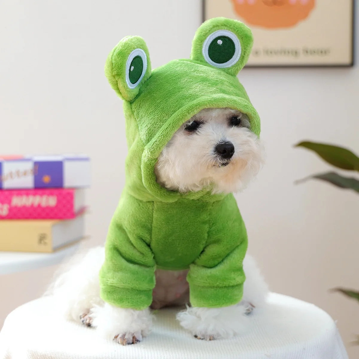 Creative Cosplay Clothes for Small Medium Dogs Bear Tiger Animal Flannel Cat Hoodie New Year Winter French Bulldog Puppy Outfits