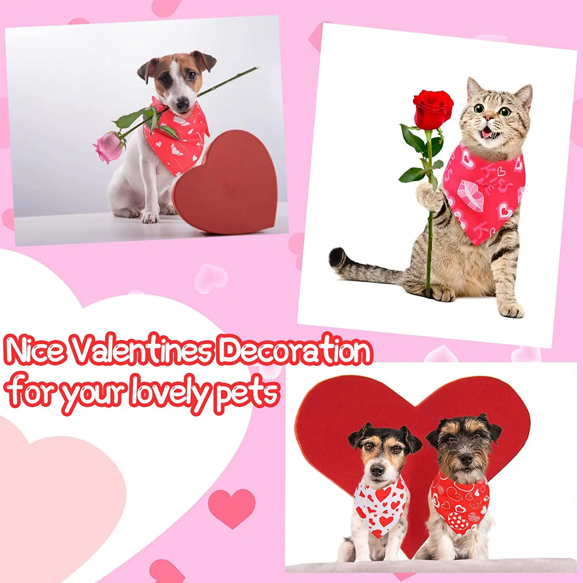 30/50/100Pcs Dog Scarf Bibs Triangle For Fall Halloween Christmas Dog Bandana Bulk Thanksgiving Small Medium Large Dog bandanas