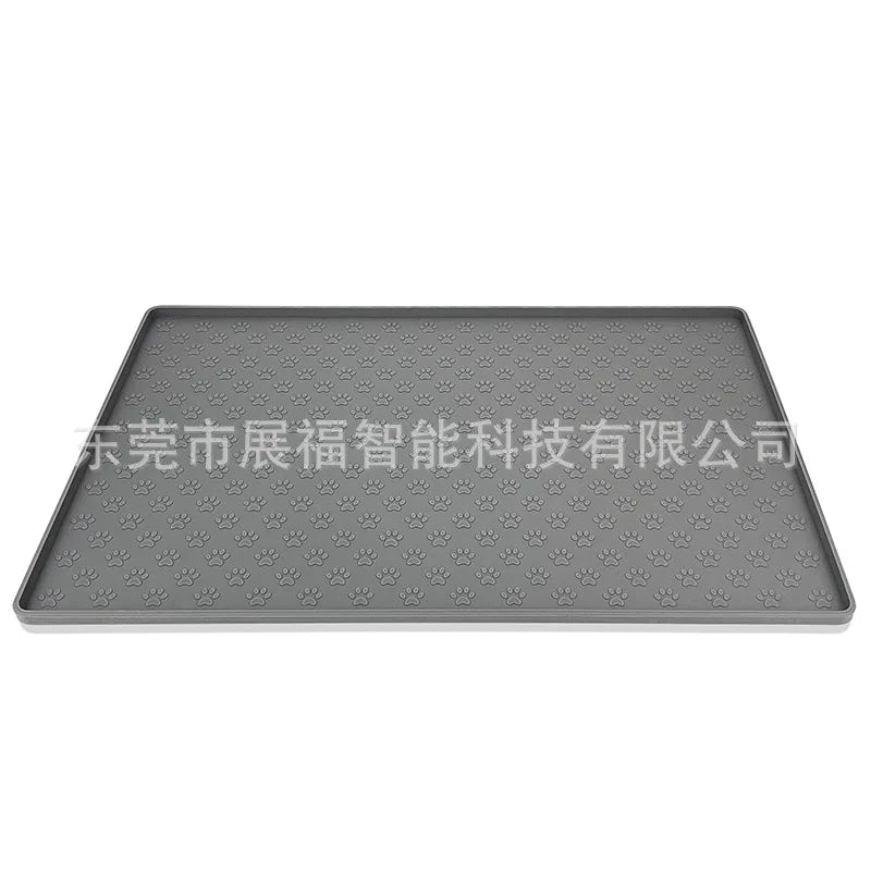 Silicone individual tablecloth for pets, waterproof non-slip mat for dog and cat feeding Feeding pad silicone waterproof bowl