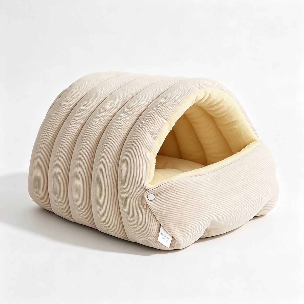 Winter Cat Bed, Washable Enclosed Cat House, Warm Cozy Sleeping Nest & Sack for Cats & Small Dogs, Foldable Pet Cave
