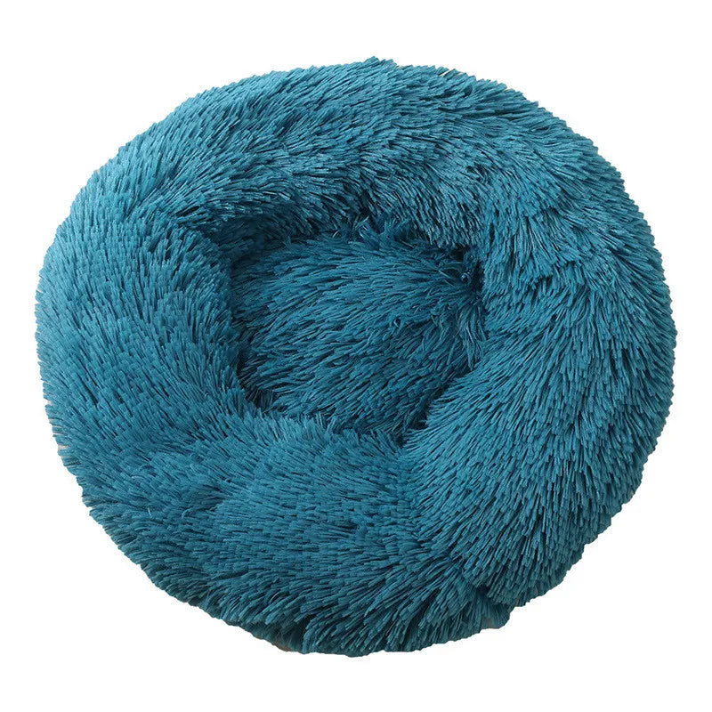 Orthopedic Donut Dog Bed - Calming Anti-Anxiety Pet Sofa Lounger, Washable for Small Large Dogs Cats, Comfortable Memory  Mat