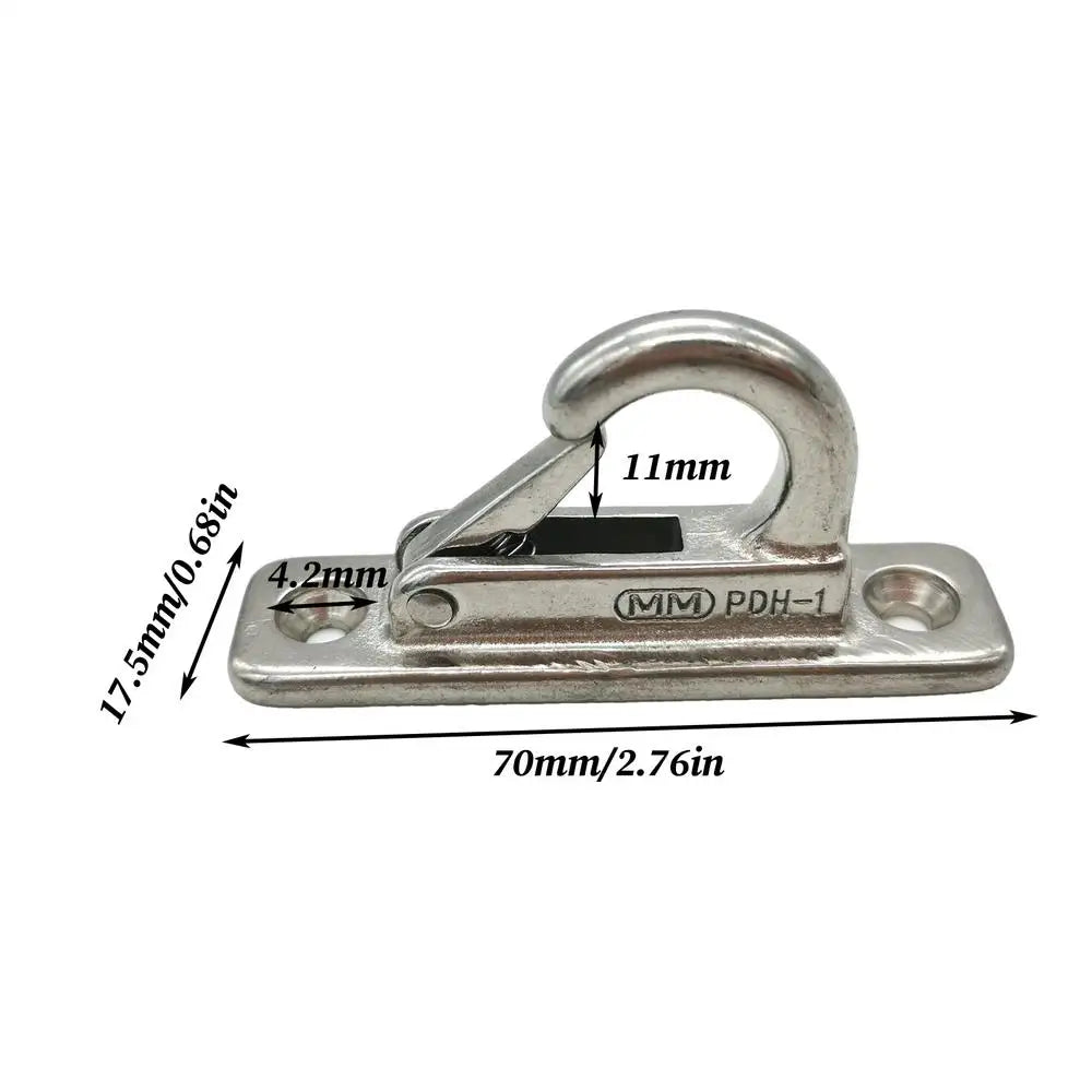 Dog Leashes Holder Pet Chain Parking Hook Wall Stainless Steel Dog Leashes Parking Holder for Outdoor Fence Front Door Living