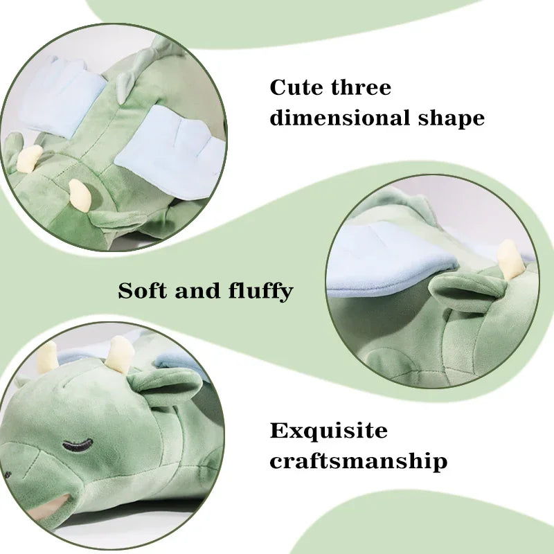 PETFULED Gem Flying Dragon Dog Heartbeat Toy, Puppy Separation Stress Toy, Puppy Behavioral Training Aid for Dog Sleep Aid Plush